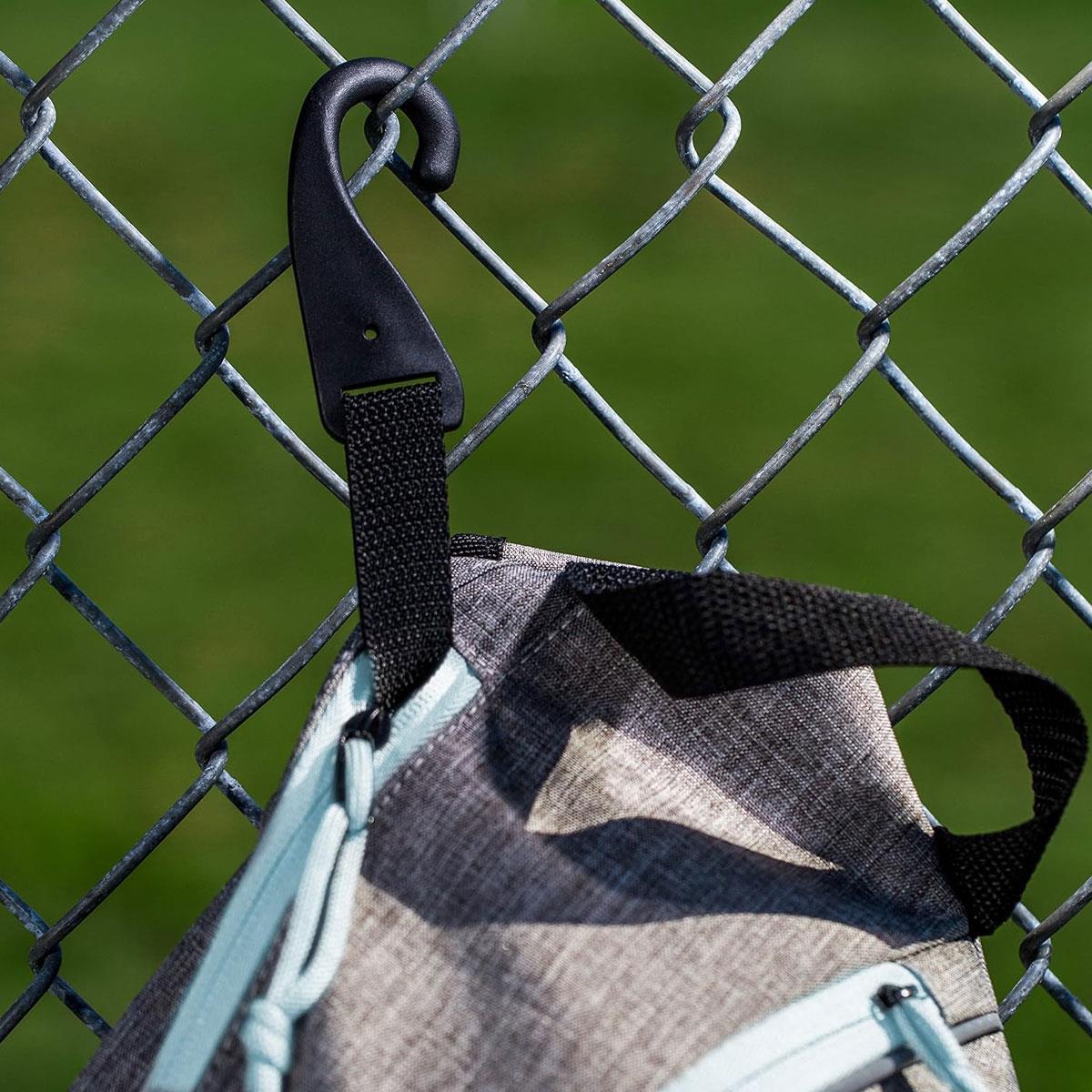 Franklin Sports Pickleball Sling Bag Backpack Gray/Blue Holds Up to 6 Paddles Balls & Accessories Official US Open Bag - Image 6