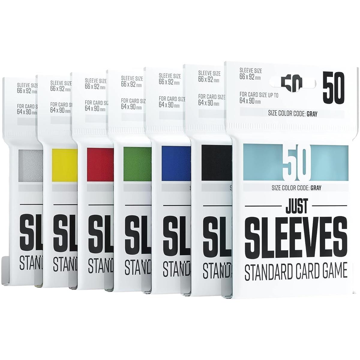 Gamegenic Just Sleeves Standard Card Game Red 50 Pack 66 x 92 Mm Acid Free PVC Free Card Sleeves - Image 3