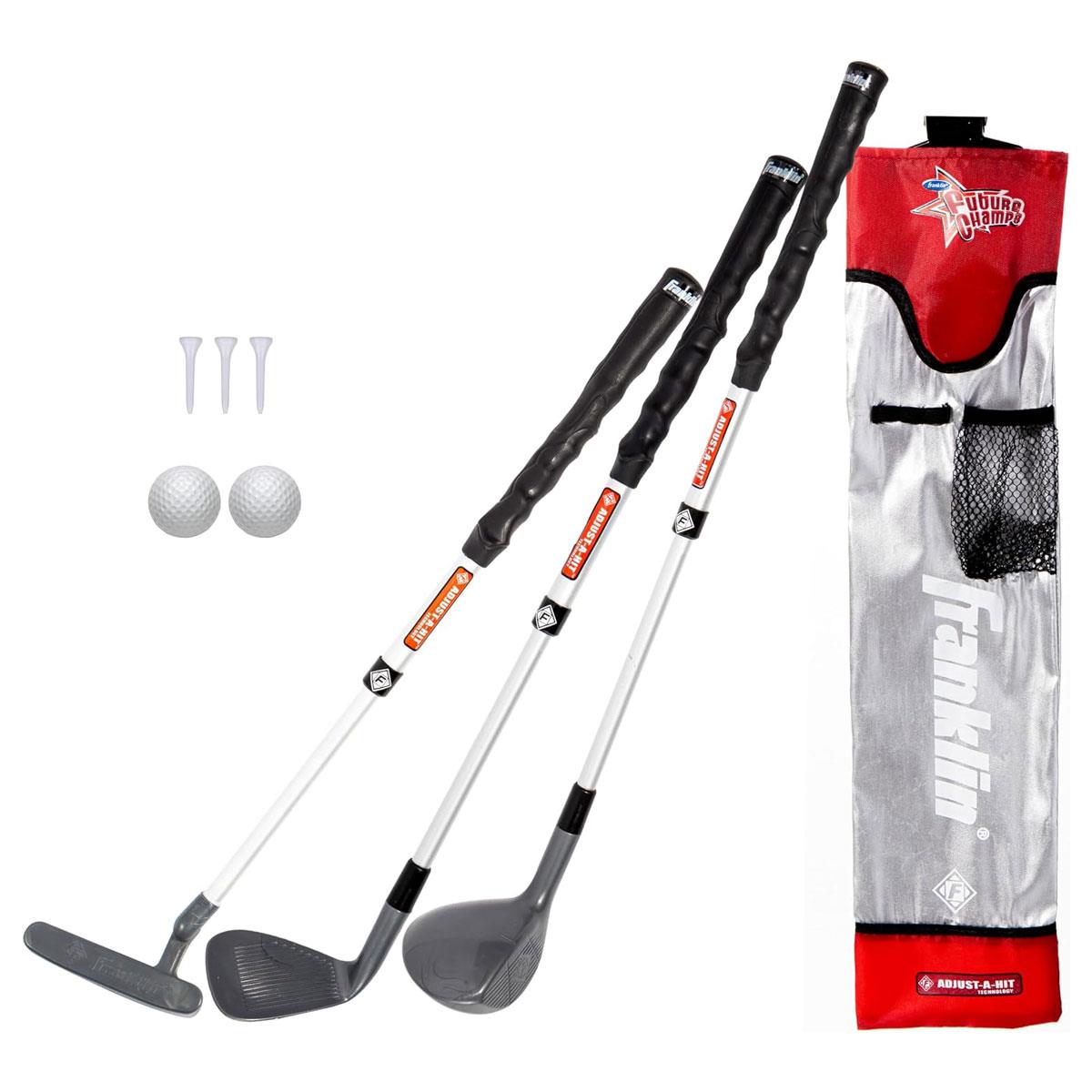 Franklin Future Champs Youth Golf Set Multicolour Junior Clubs with Bag Balls & Tees Right-Handed Ages 3+