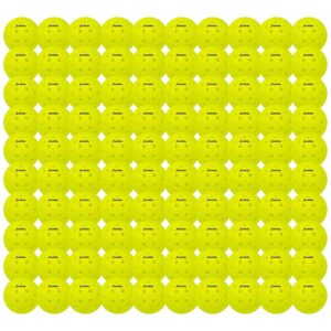 Franklin Sports X-40 Outdoor Pickleballs Optic Yellow 100 Pack USA Pickleball Approved Official US Open Ball 74mm