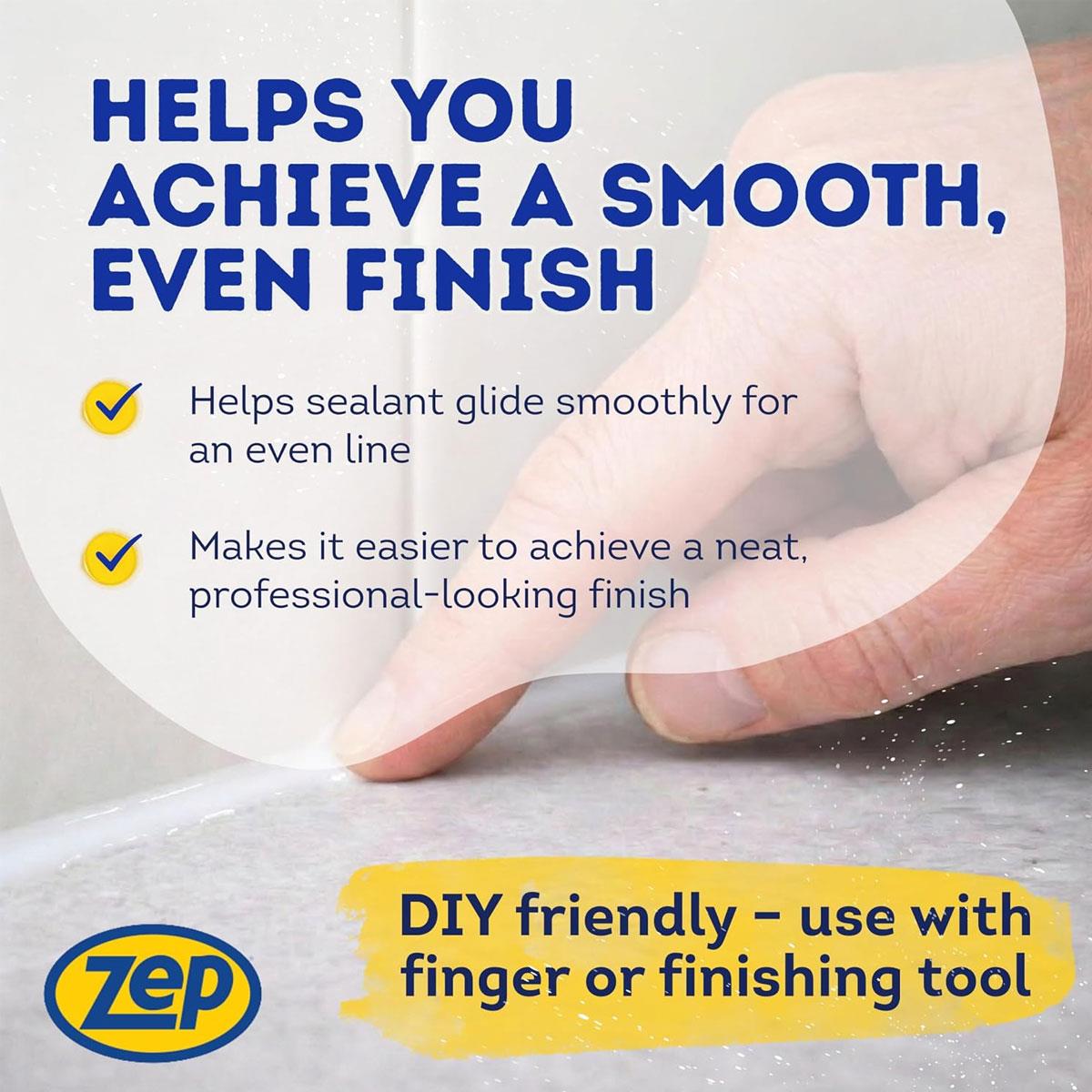 Zep Sealant Joint Smoother & Re-Finisher 750ml Ready-to-Use Spray for Silicone MS Polymer & Polyurethane - Image 3
