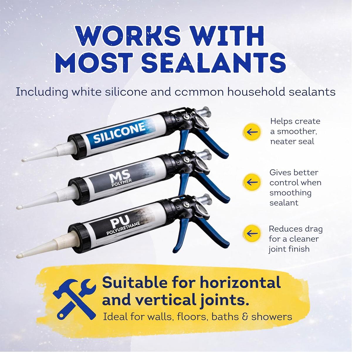 Zep Sealant Joint Smoother & Re-Finisher 750ml Ready-to-Use Spray for Silicone MS Polymer & Polyurethane - Image 6