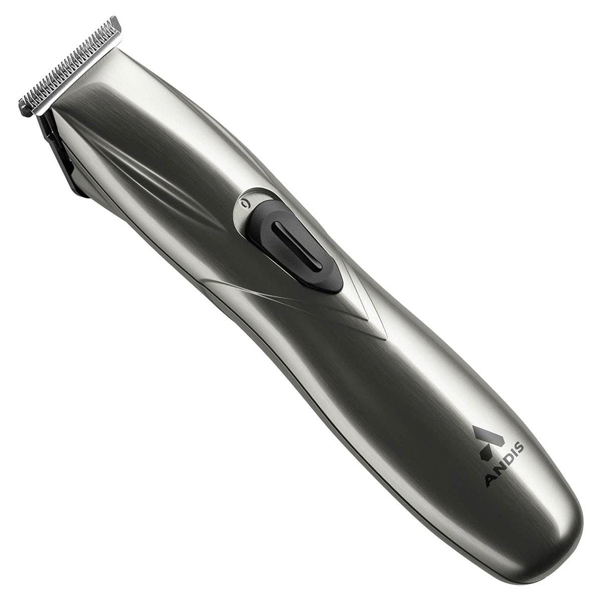 Andis Slimline Pro Li D8 T-Blade Trimmer Cordless 6,000 SPM Carbon Steel Blade 2-Hour Runtime - Chrome - Image 2