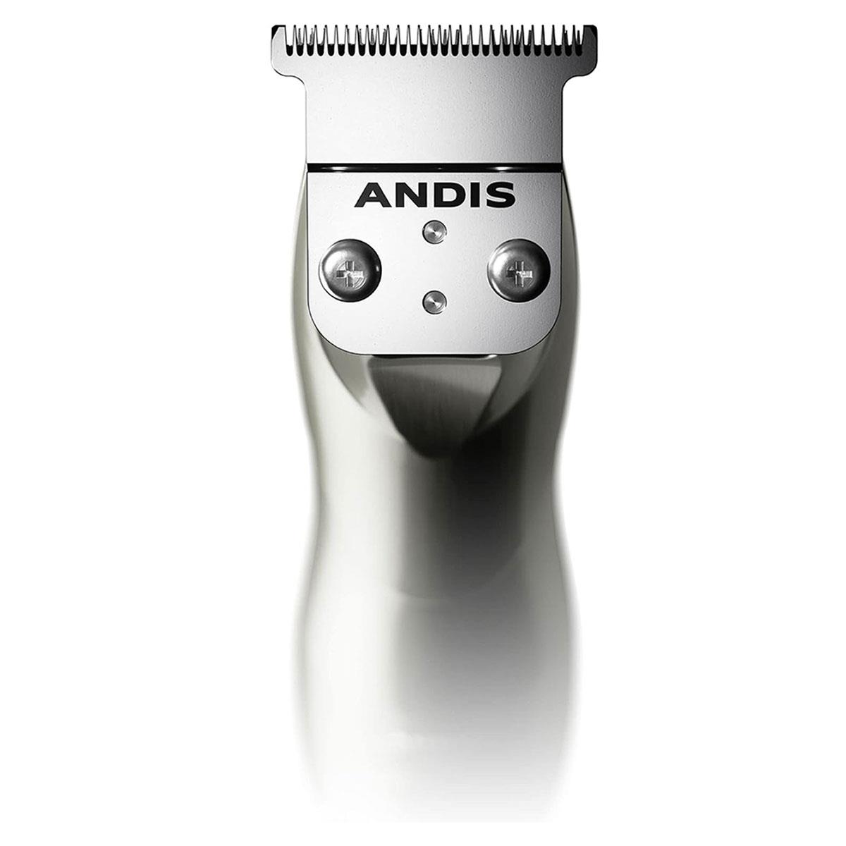 Andis Slimline Pro Li D8 T-Blade Trimmer Cordless 6,000 SPM Carbon Steel Blade 2-Hour Runtime - Chrome - Image 4