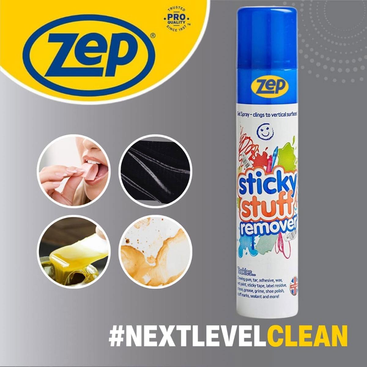 Zep De-Solv-it Sticky Stuff Remover Gel 100ml Adhesive Sticker & Grease Remover - Image 2