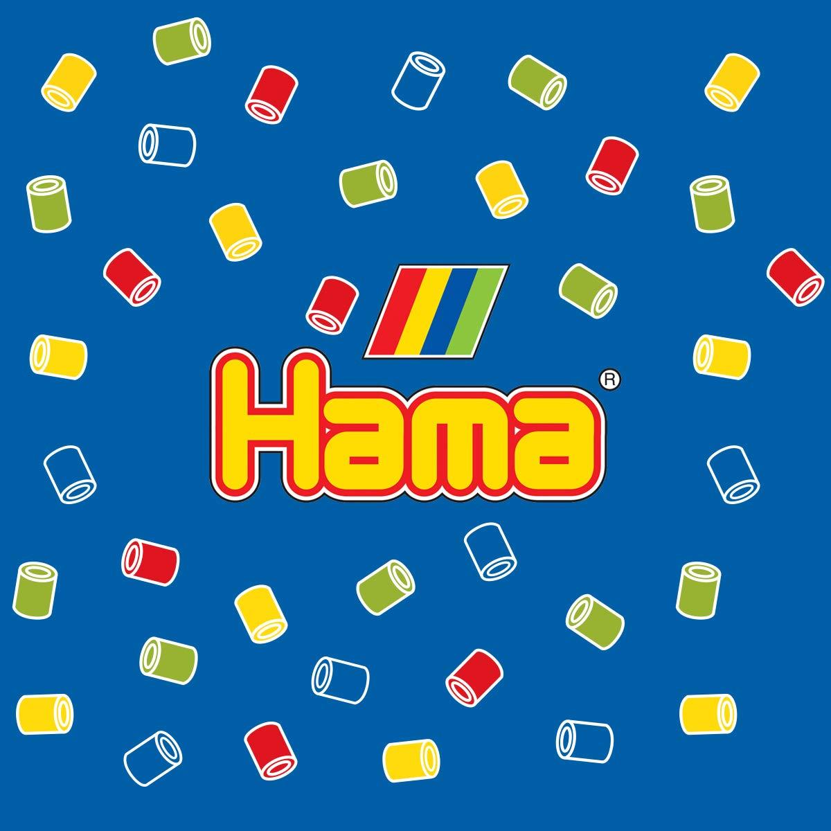 Hama Midi Beads 1,000 Pack Translucent Blue 5mm Plastic Fuse Beads For Arts And Crafts - Image 3