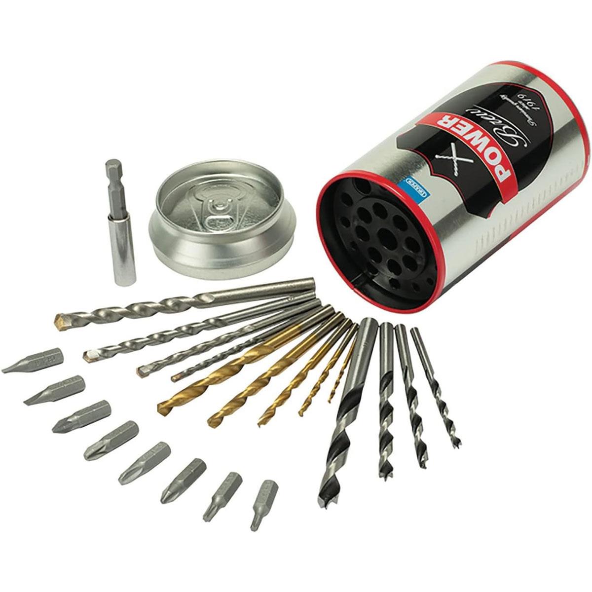 Draper 22 Piece Drill Bit and Screwdriver Bit Set Power Brew Special Edition HSS CR-V Magnetic Holder - Image 2