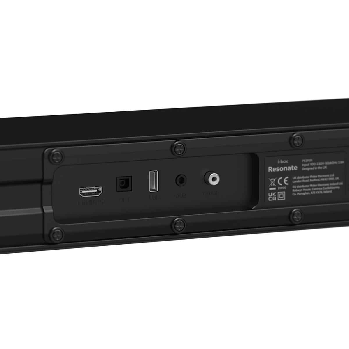 i-box Resonate 150W Soundbar with Wireless Subwoofer 2.1 Channel 3D Surround Bluetooth 5.0 HDMI ARC Black - Image 4