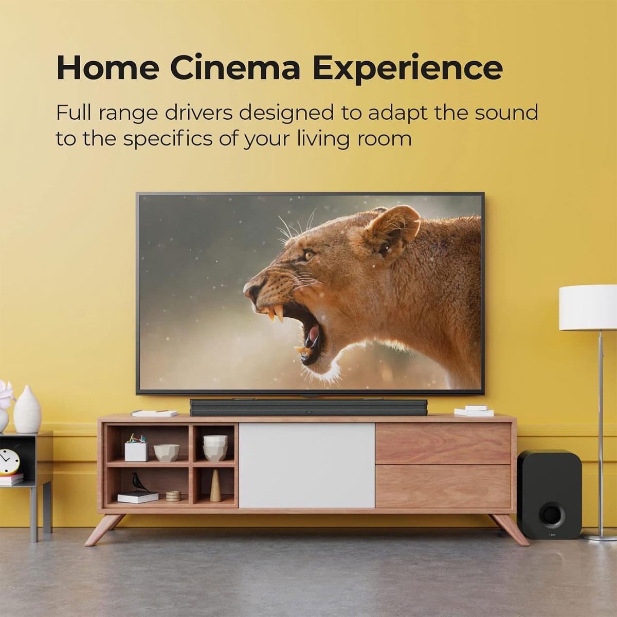 i-box Resonate 150W Soundbar with Wireless Subwoofer 2.1 Channel 3D Surround Bluetooth 5.0 HDMI ARC Black - Image 10
