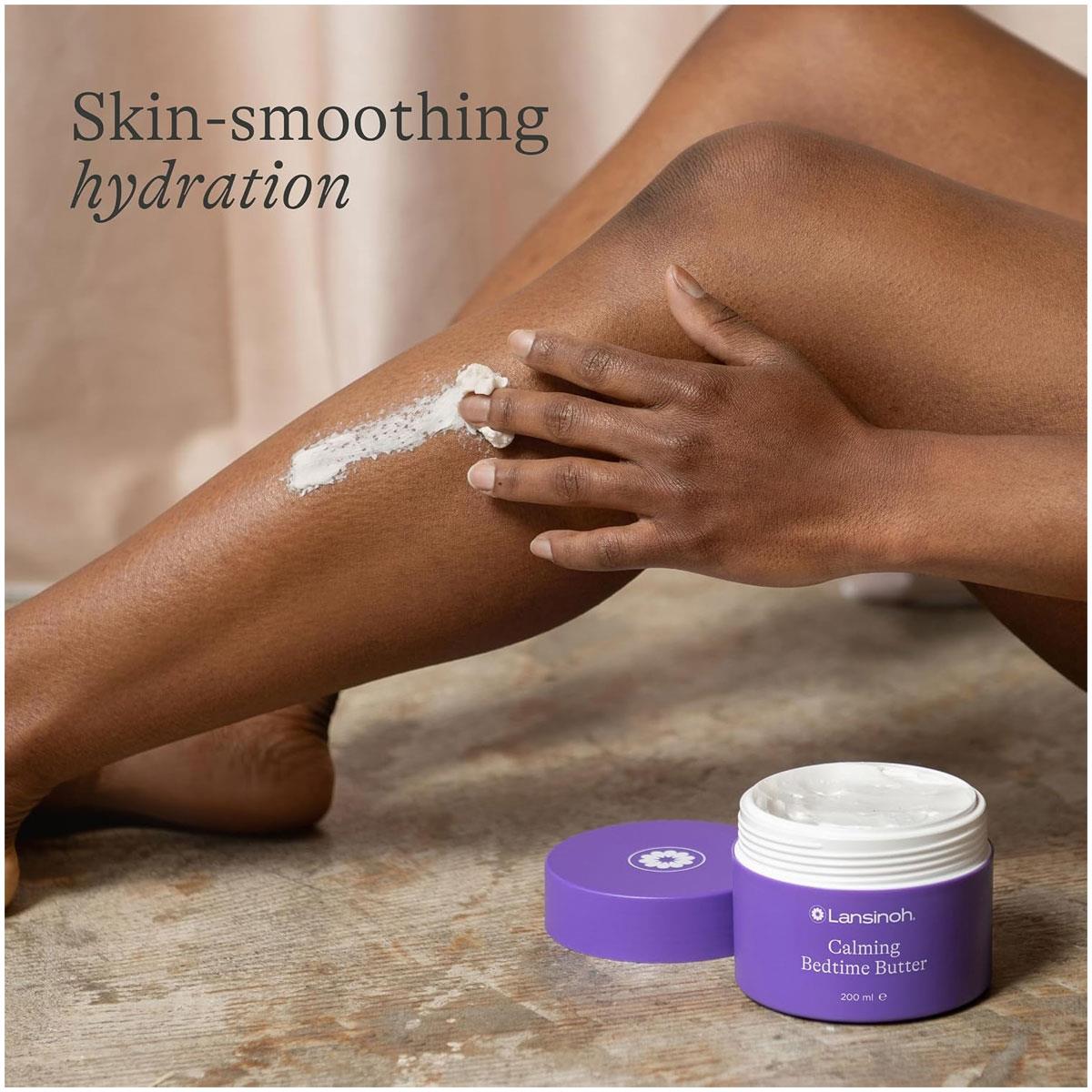 Lansinoh Calming Bedtime Magnesium Butter 200ml Pregnancy & Postpartum Shea Cocoa Butter Lavender Chamomile - Image 6