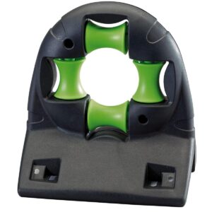 Draper Wall Mounted Garden Hose Guide Plastic Green and Black Manual Hose Protector