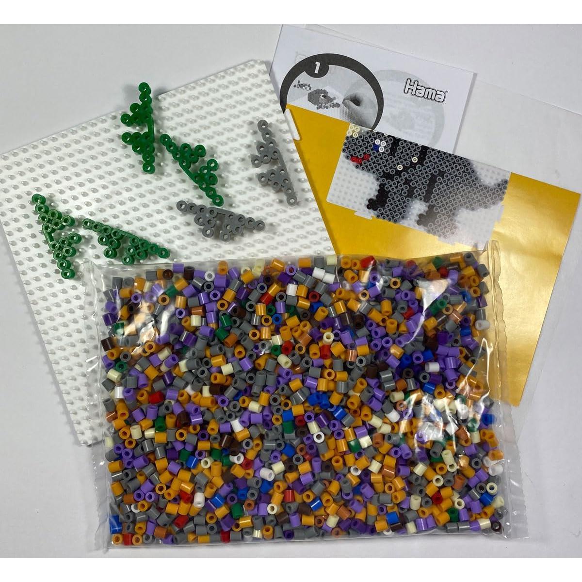 Hama Dinosaur Kingdom Bead Craft Set 2,000 Fuse Beads Pegboards And Instructions Maxi Beads Ages 3+ - Image 3