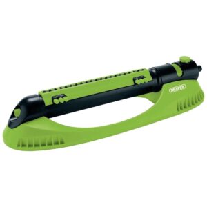 Draper Oscillating Garden Sprinkler 15-21 Adjustable Jets Plastic Green 210m²