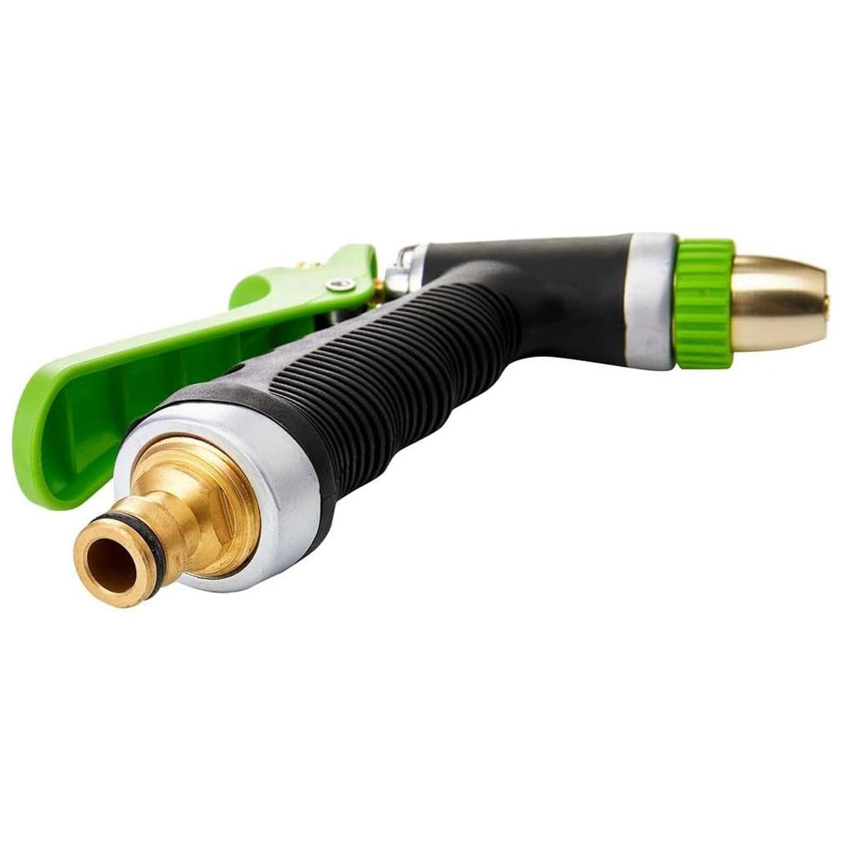 Draper 3 Pattern Aluminium Spray Gun with Brass Fitting for Garden Hose Watering - Image 3