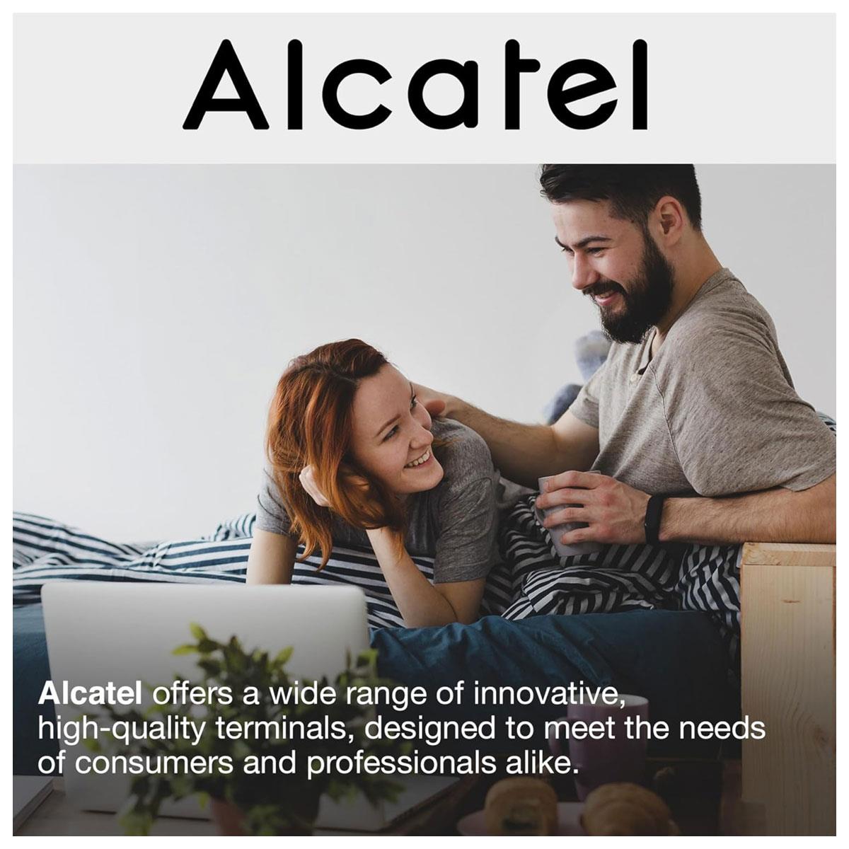Alcatel T26 Corded Landline Phone Black Large Buttons 3 Level Ringer Mute Redial Key Illuminated Call Indicator - Image 5