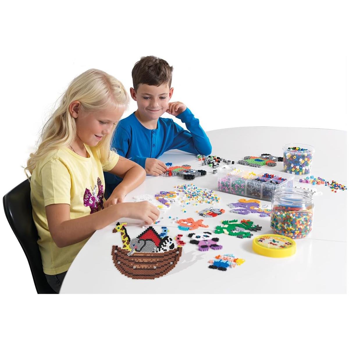 Hama Glow In The Dark Midi Bead Craft Set Approx 1,500 Mixed 5mm Fuse Beads Hanging Box - Image 7
