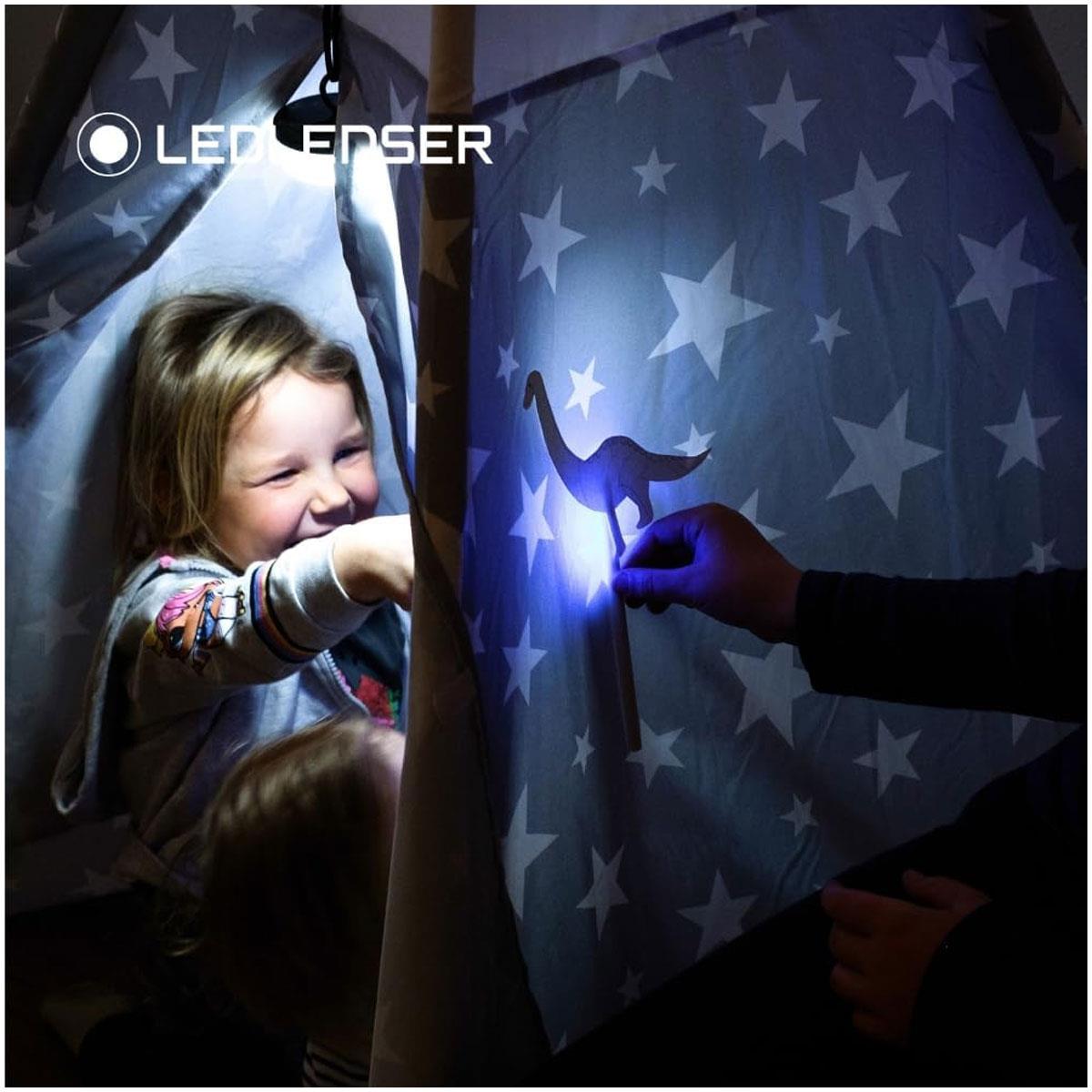 Ledlenser KidBEAM4 Kids LED Torch Green 4 Colour Light 70 Lumens 2x AAA Batteries IP44 120mm - Image 5