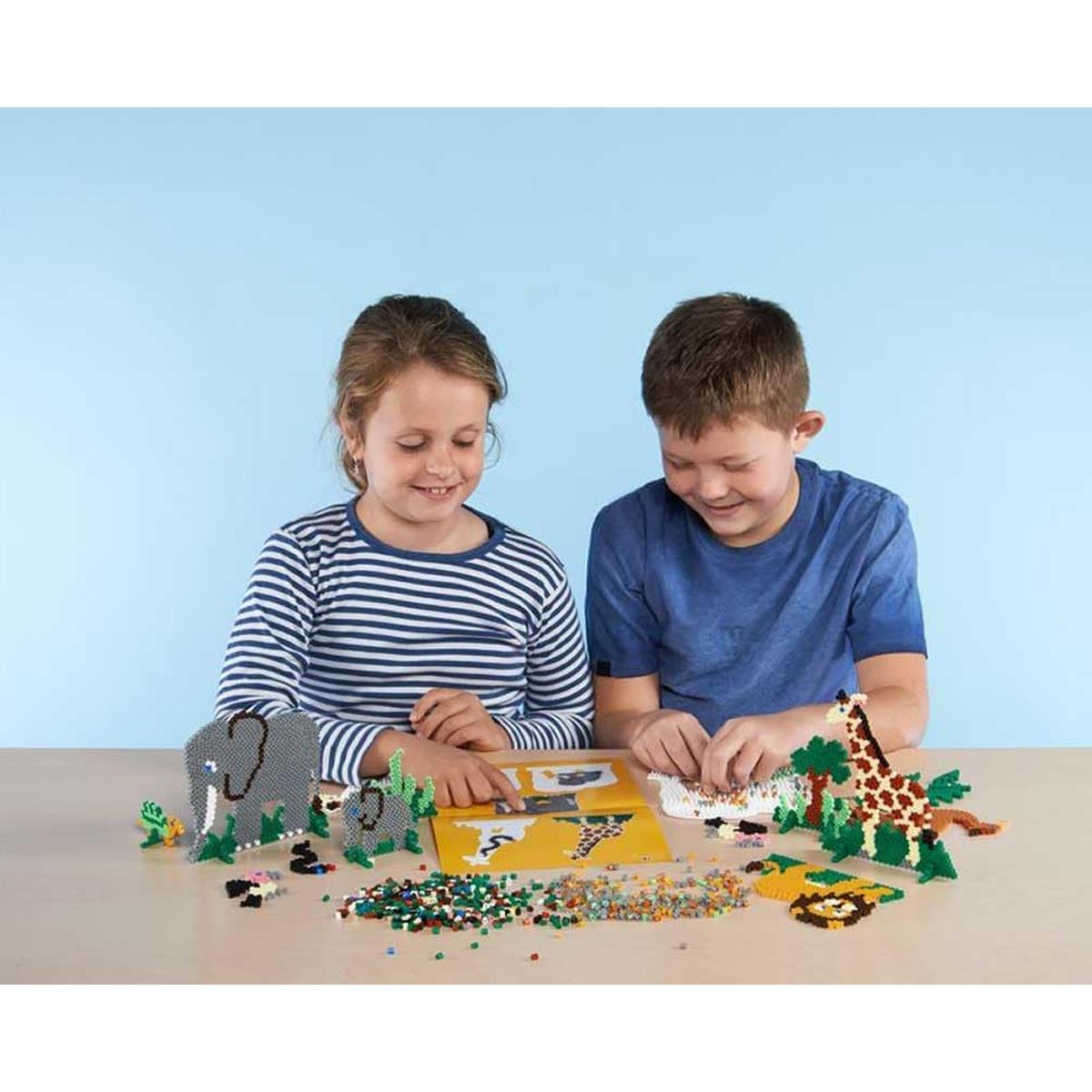 Hama Small Midi Pegboards Set Heart Penguin And Christmas Tree 3 Reusable Plastic Templates - Image 5