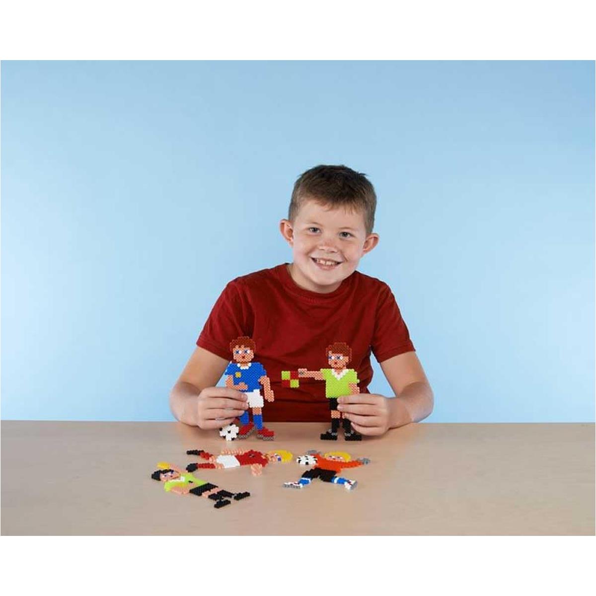 Hama Small Midi Pegboards Set Heart Penguin And Christmas Tree 3 Reusable Plastic Templates - Image 6