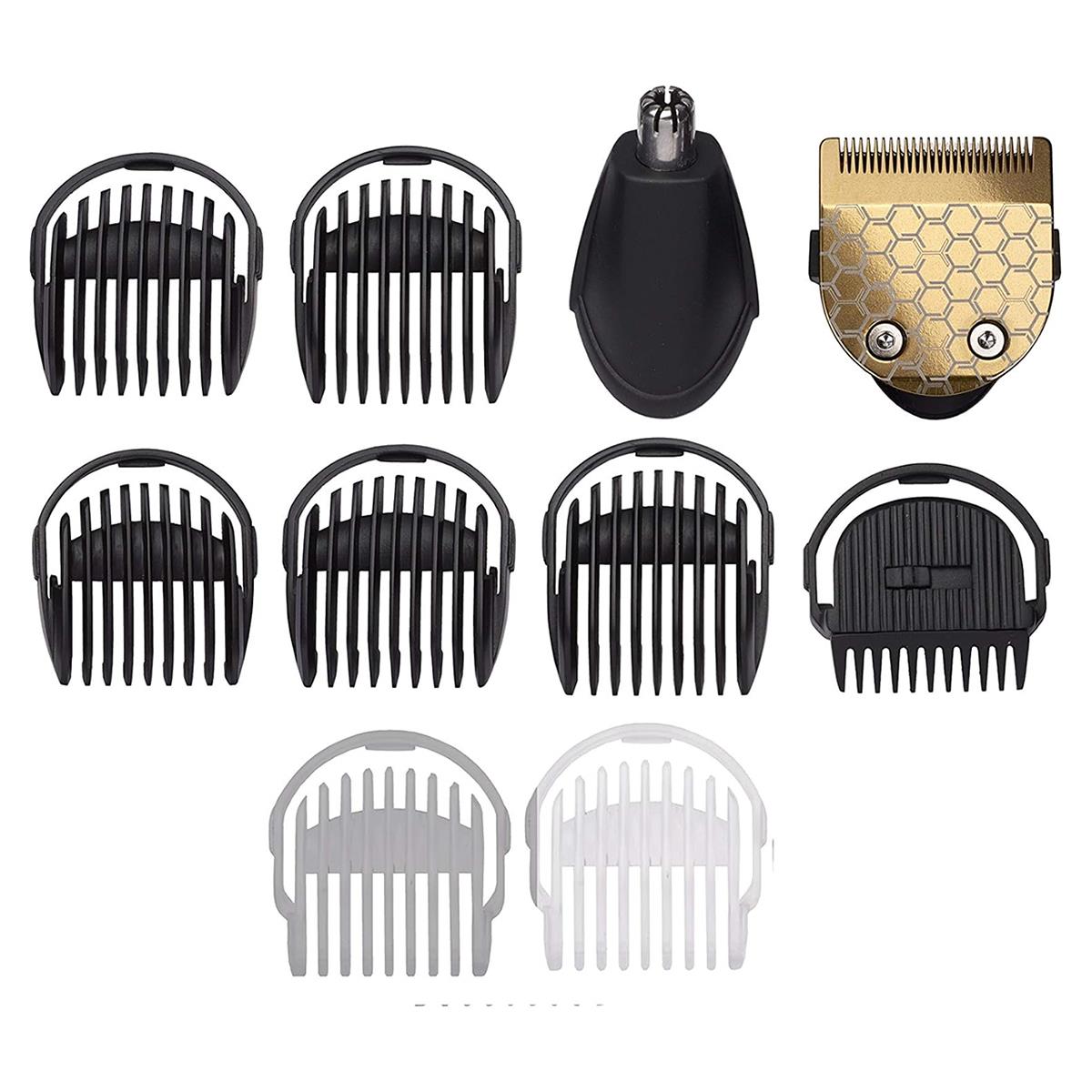 BaByliss 10-in-1 Titanium Multi Grooming Kit For Men Cordless 60-Min Runtime Beard And Body Trimmer Silver - Image 3