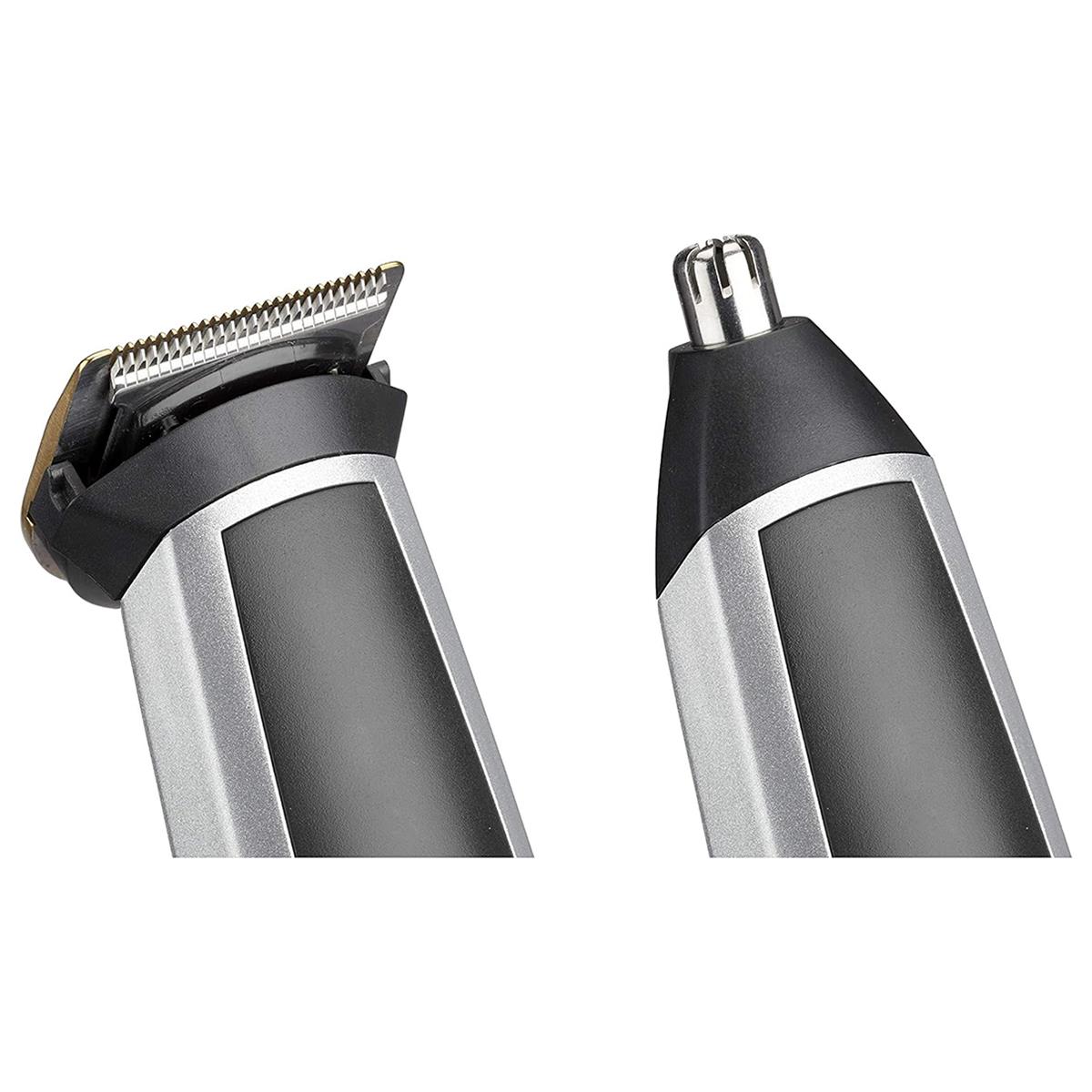 BaByliss 10-in-1 Titanium Multi Grooming Kit For Men Cordless 60-Min Runtime Beard And Body Trimmer Silver - Image 4