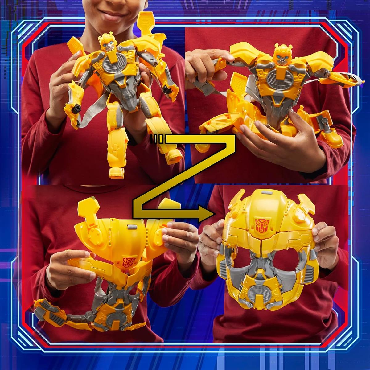 Transformers One Bumblebee B-127 2 In 1 Mask Action Figure 24.89 cm Robot To Mask Conversion Ages 6+ - Image 10