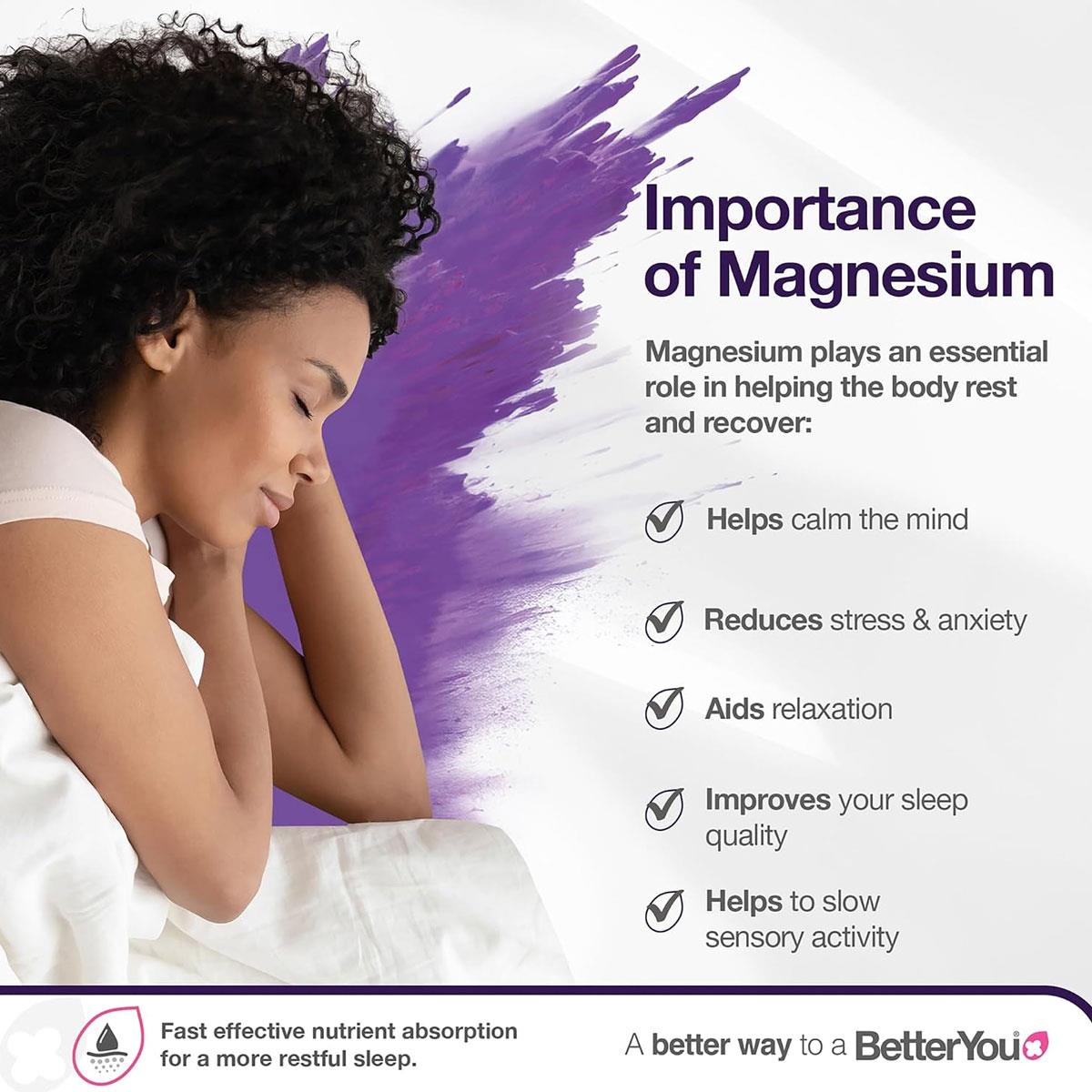 BetterYou Magnesium Sleep Bath Flakes with Lavender & Chamomile Zechstein Magnesium Chloride Mineral Bath Salts 1kg - Image 2