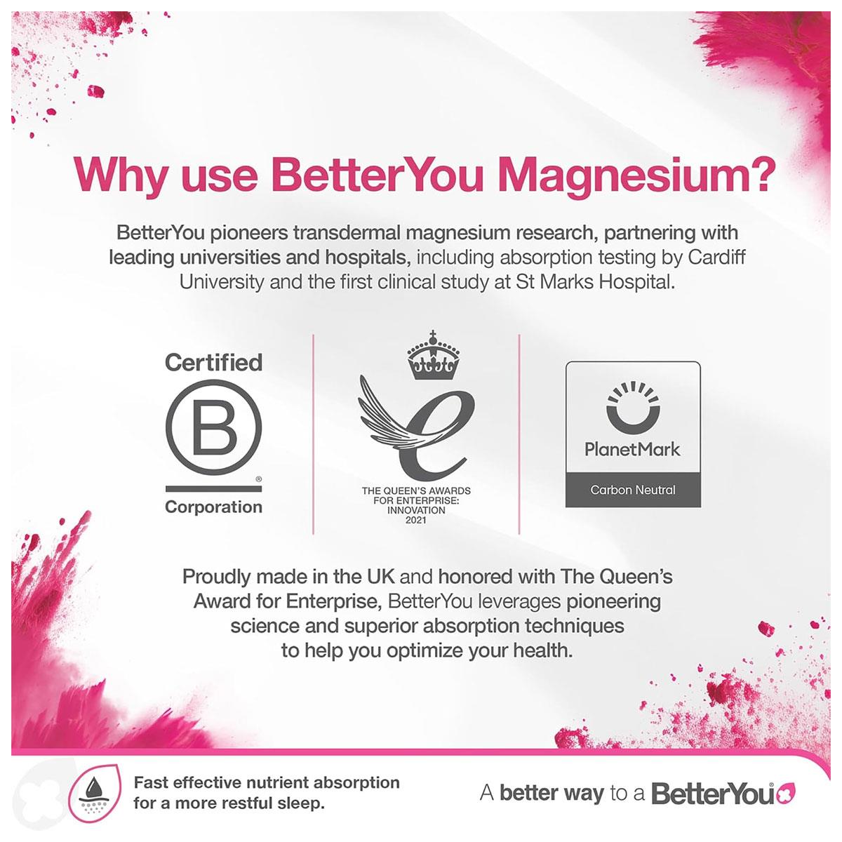 BetterYou Magnesium Sleep Bath Flakes with Lavender & Chamomile Zechstein Magnesium Chloride Mineral Bath Salts 1kg - Image 6