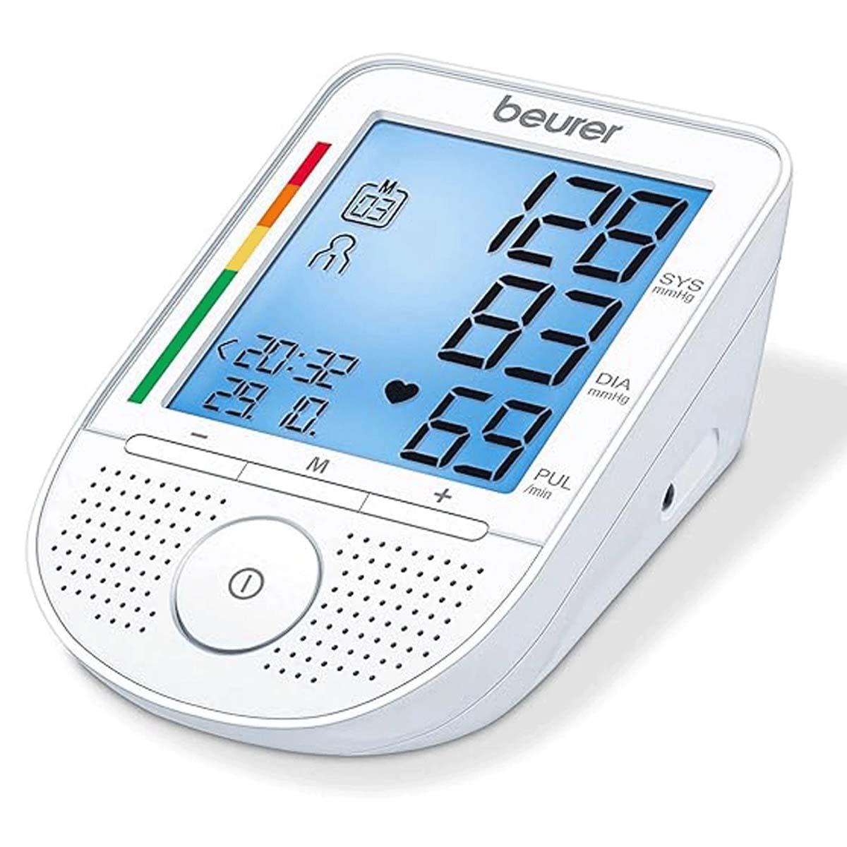 Beurer Speaking Upper Arm Blood Pressure Monitor With Voice Guidance, Arrhythmia Detection, 2-User Memory And Digital Display - Image 2