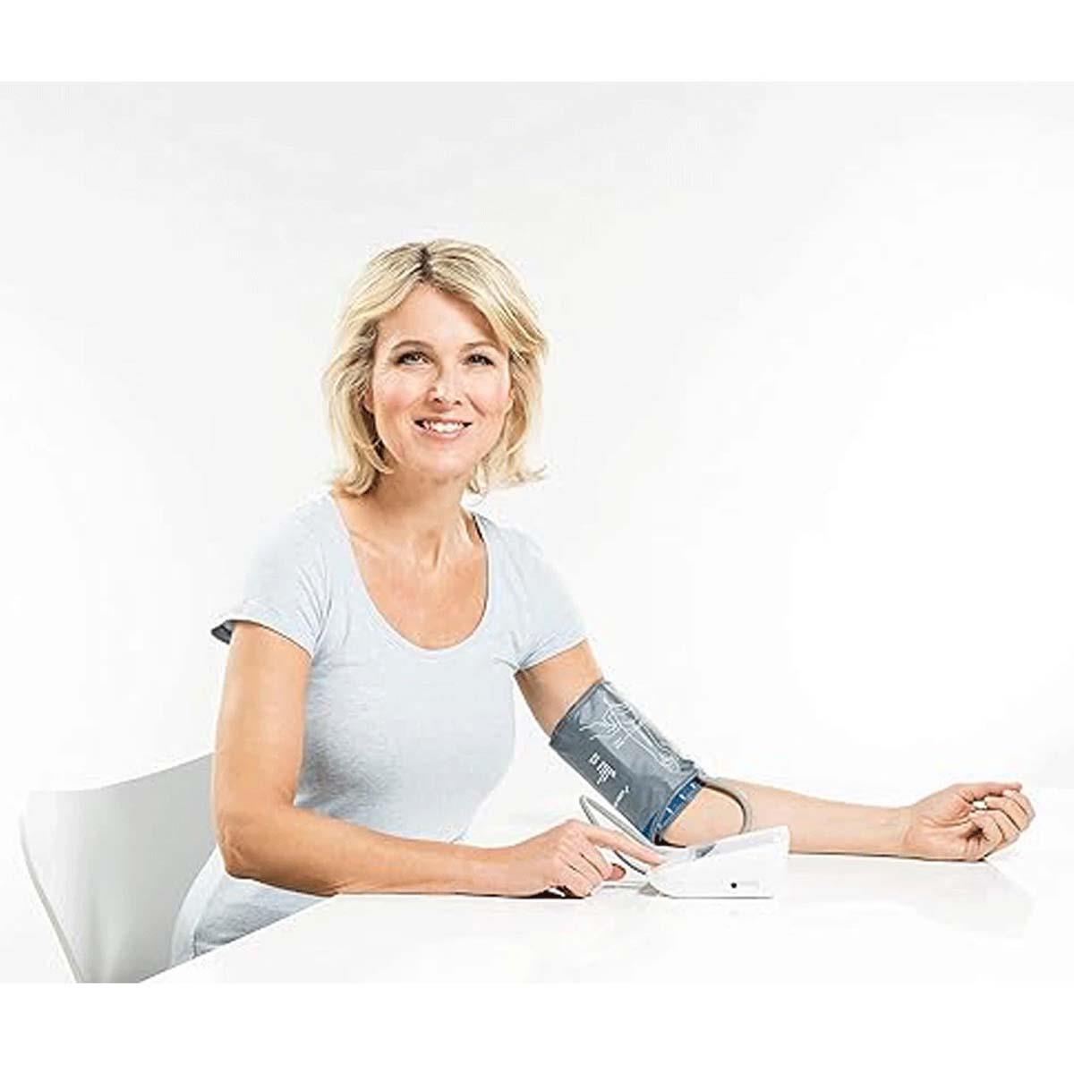 Beurer Speaking Upper Arm Blood Pressure Monitor With Voice Guidance, Arrhythmia Detection, 2-User Memory And Digital Display - Image 3