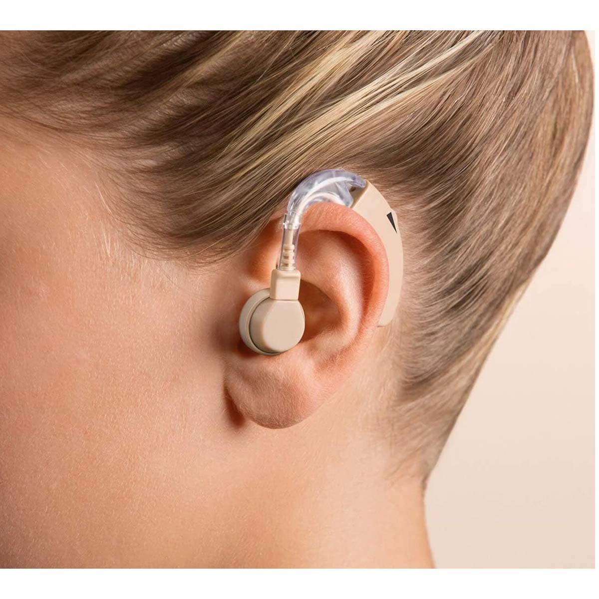Beurer Hearing Amplifier Behind-Ear Design with Adjustable Volume, 3 Ear Tips And Up To 40 dB Amplification - Beige - Image 5