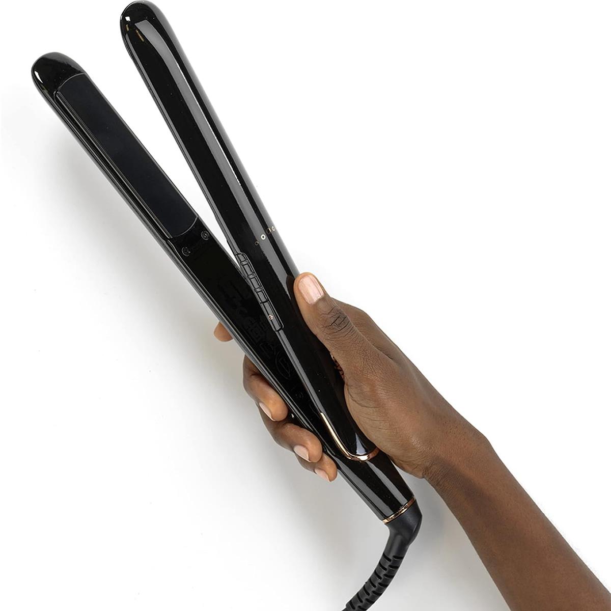 BaByliss Rose Lustre 230 Hair Straightener With Ceramic Plates 180-230°C 3 Heat Settings Multi-Voltage Black - Image 7