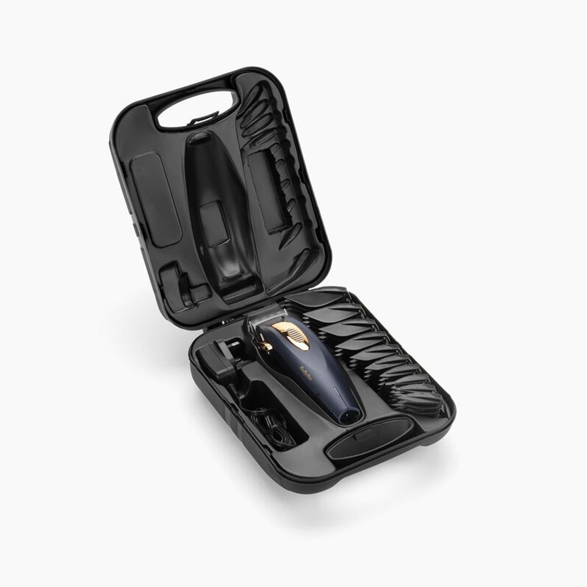 BaByliss Super Clipper XTP Corded/Cordless Japanese Steel Blades 85-Min Runtime Grades 1-8 Blue And Rose Gold - Image 8