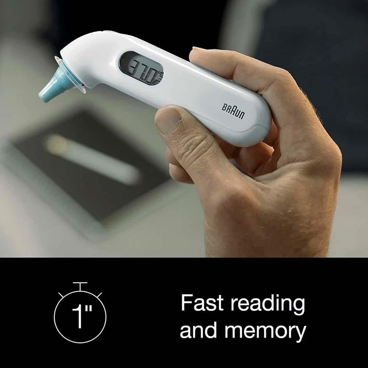 Braun ThermoScan 3 Digital Ear Thermometer For Baby, Child And Adult with 1-Second Reading And Fever Alert - Image 2
