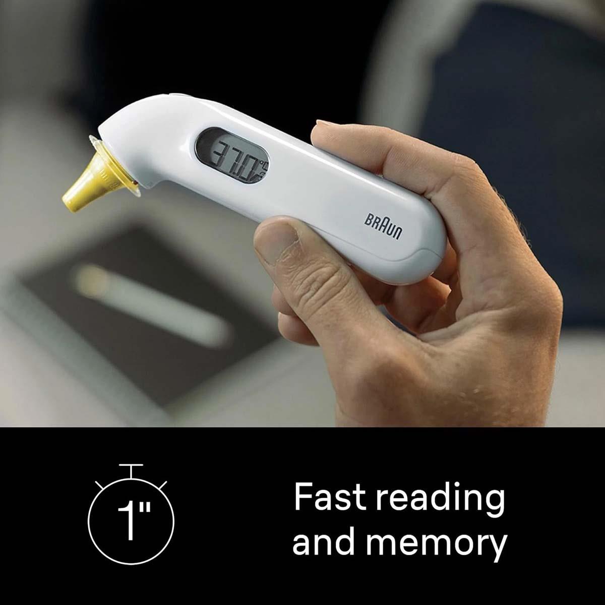 Braun ThermoScan 3 Digital Ear Thermometer For Baby, Child And Adult with 1-Second Reading And Fever Alert - Image 5