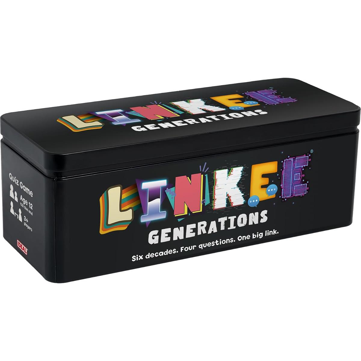 Ideal Linkee Generations Trivia Party Game 1,600+ Questions 420 Cards 6 Pencils Ages 12+