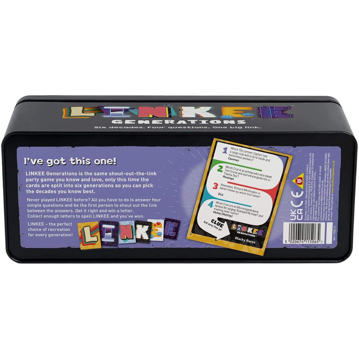 Ideal Linkee Generations Trivia Party Game 1,600+ Questions 420 Cards 6 Pencils Ages 12+ - Image 7