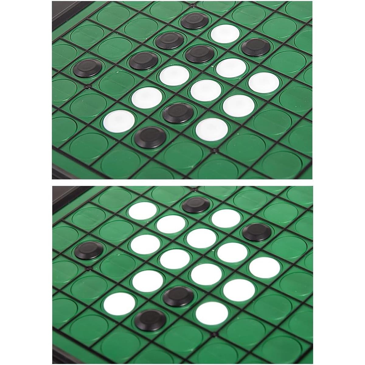 Ideal Othello Strategy Board Game 64 Reversible Disks 2 Players Classic Edition Ages 7+ - Image 4