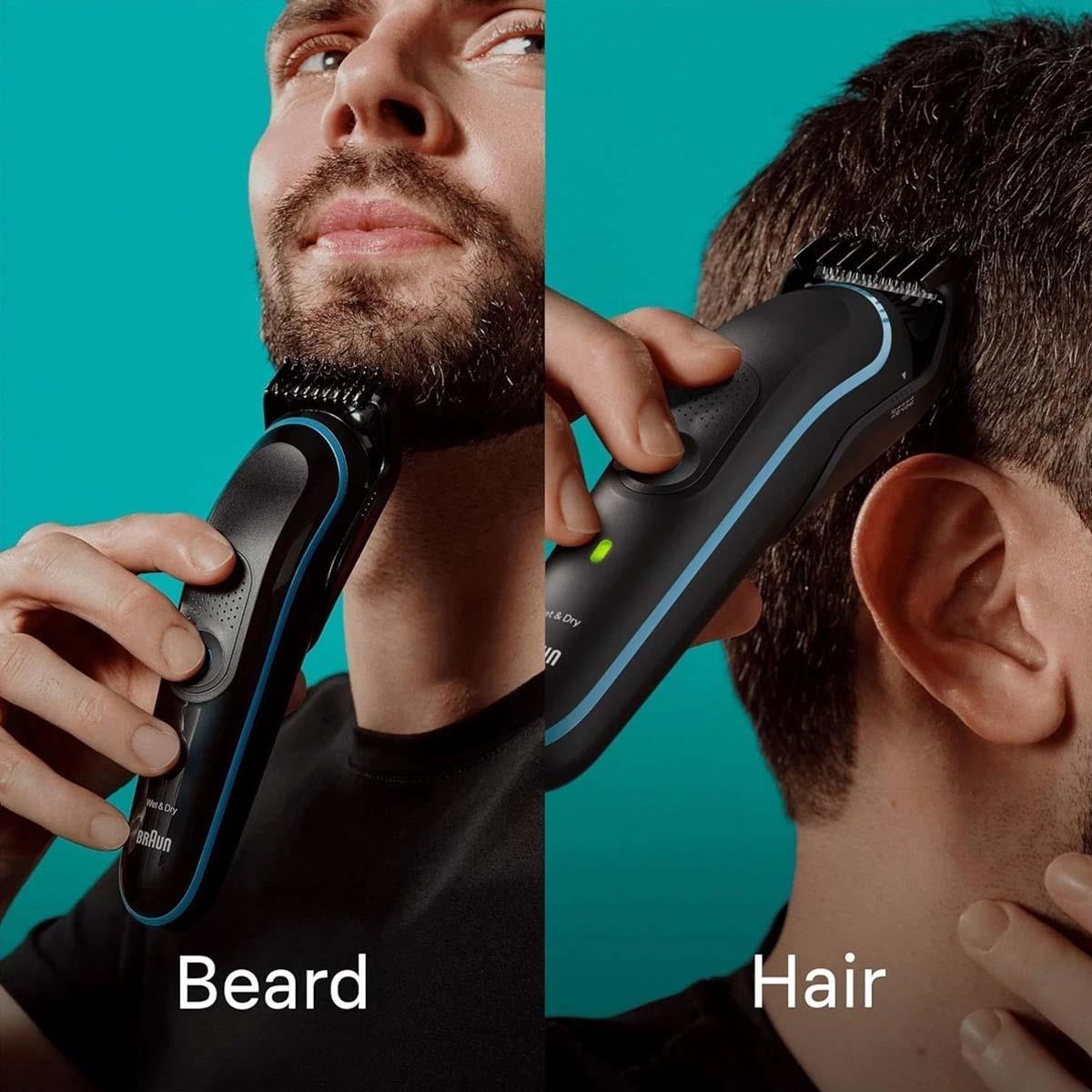 Braun 10-in-1 Grooming Kit Beard Trimmer Hair Clipper Nose And Ear Trimmer Body Groomer -Black - Image 2