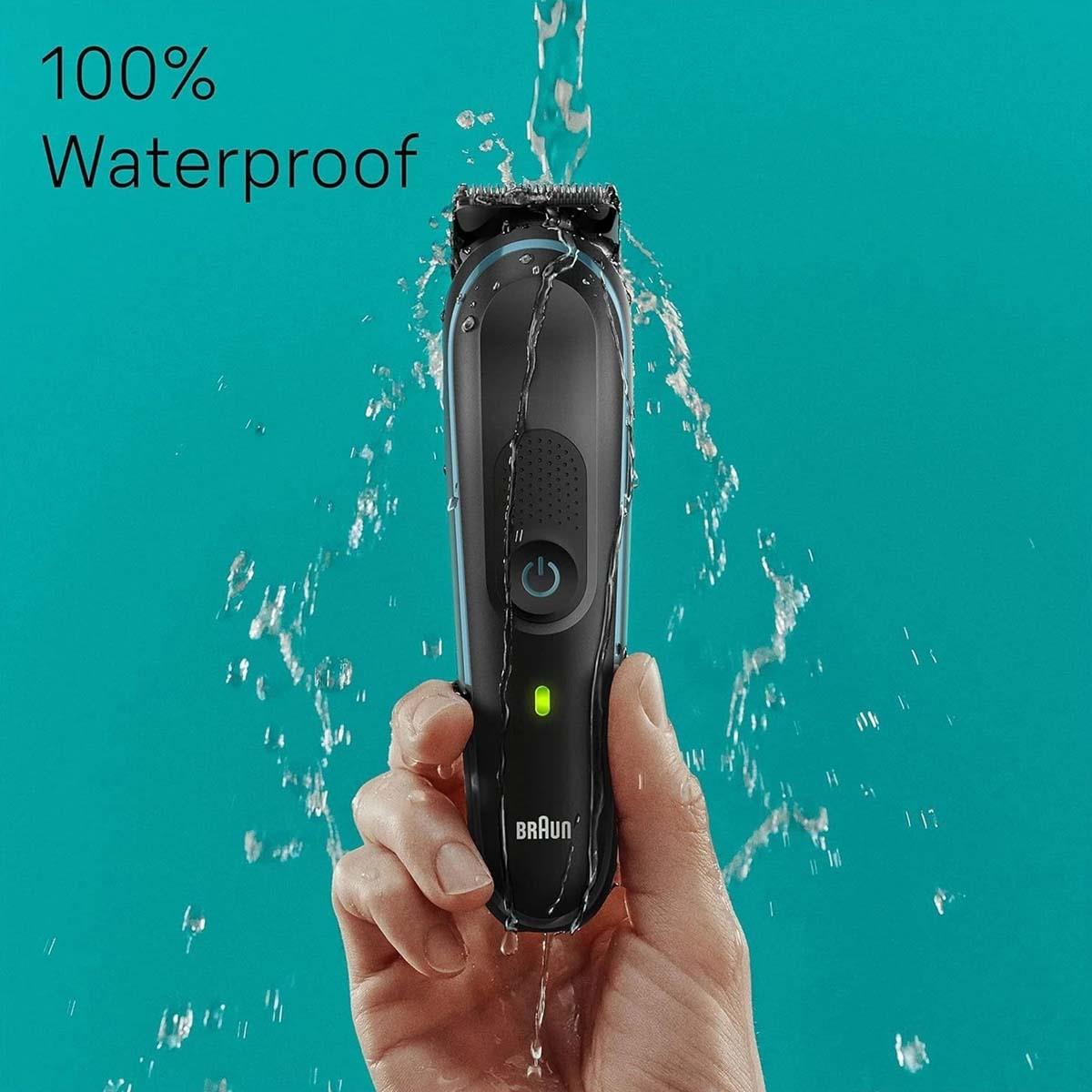 Braun 10-in-1 Grooming Kit Beard Trimmer Hair Clipper Nose And Ear Trimmer Body Groomer -Black - Image 5