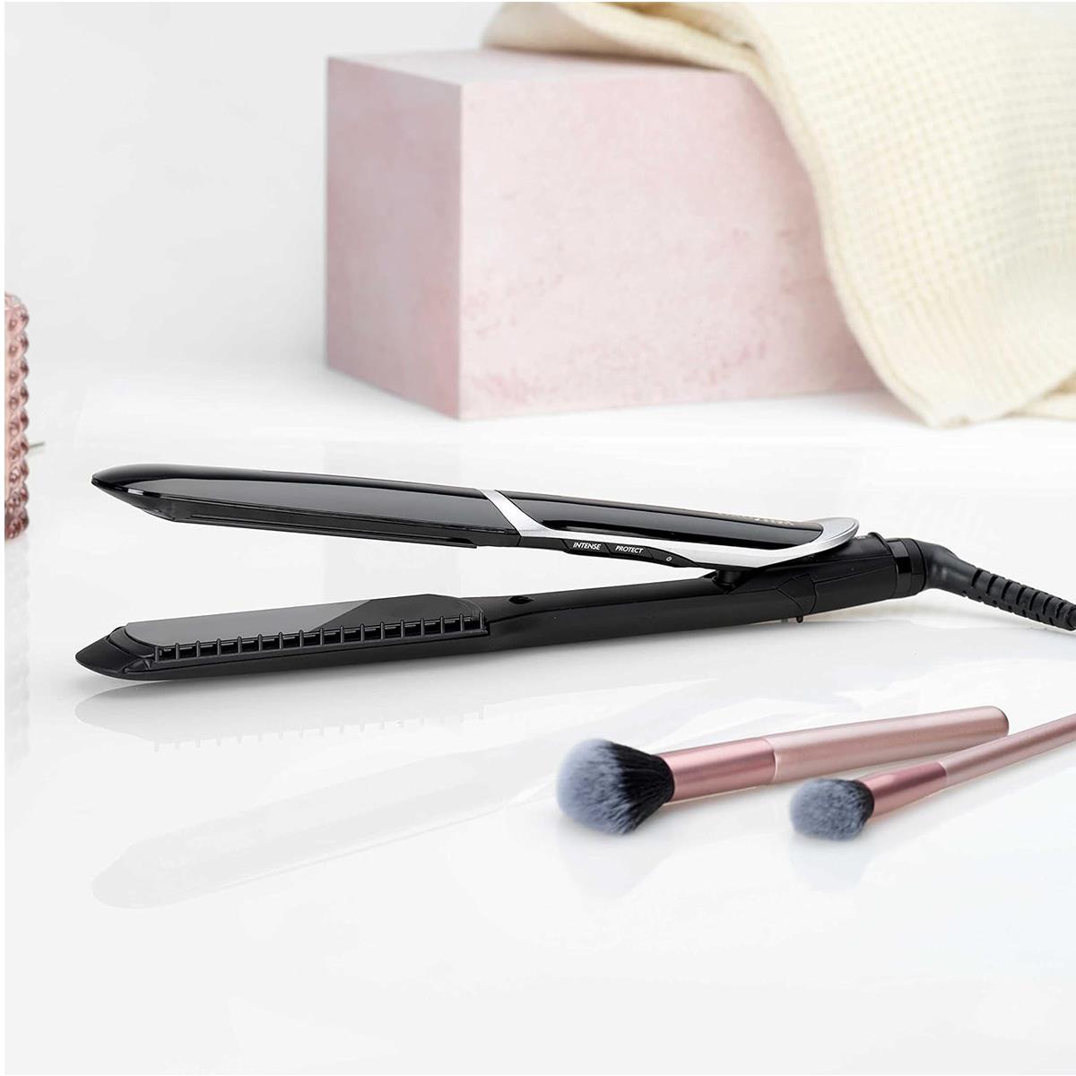 BaByliss Smooth Pro Wide Plate Hair Straightener 35mm Ceramic Plates Ionic Frizz Control 6 Heat Settings Black - Image 7
