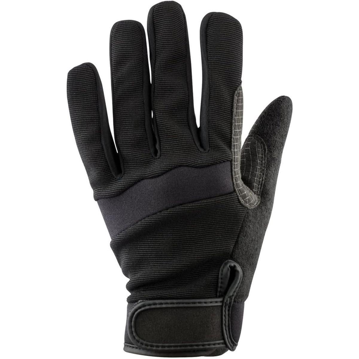 Draper Web Grip Work Gloves Spandex Spiderweb Grip Palm Adjustable Hook & Loop Cuff Blue Size S - Image 2