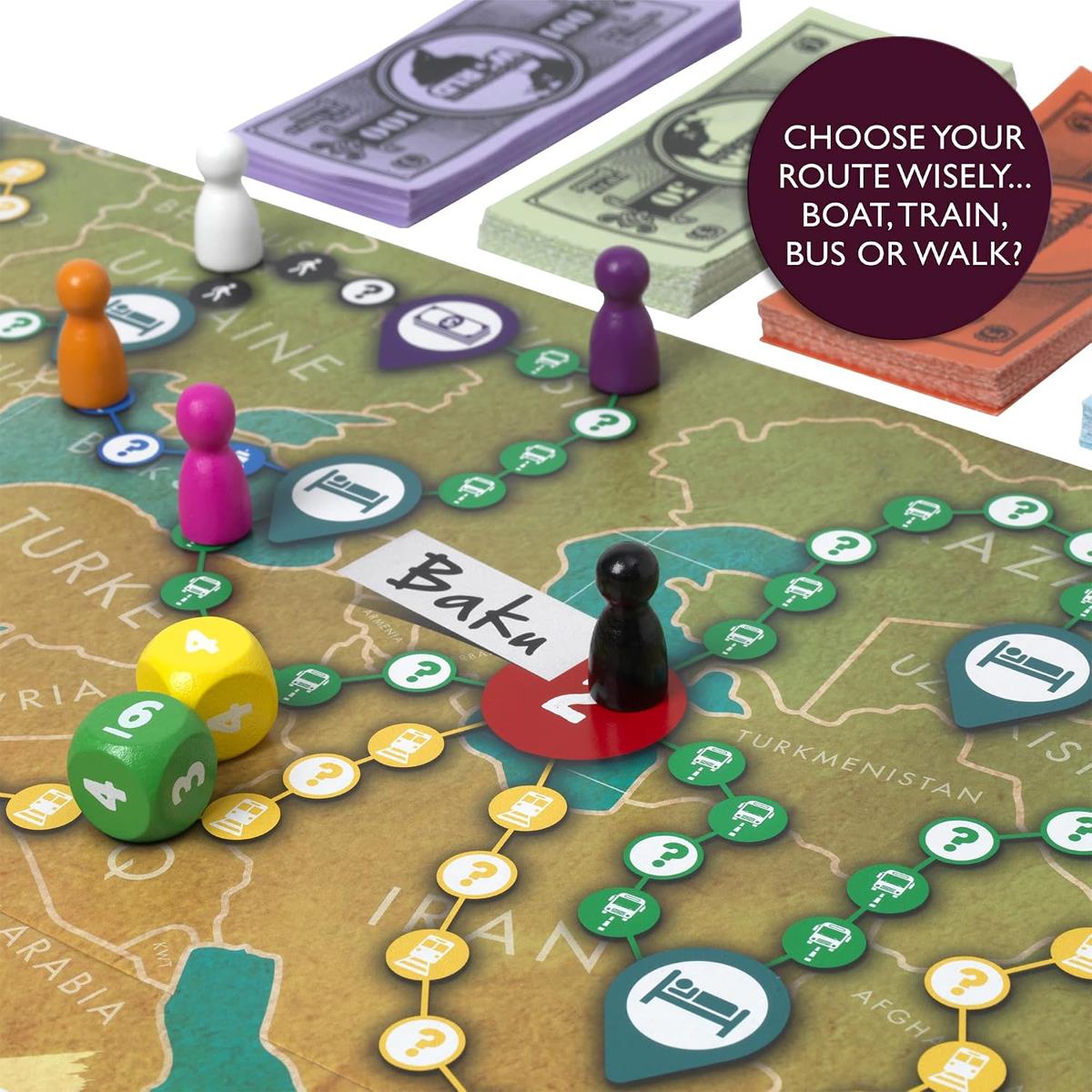 Ideal Race Across The World Family Board Game BBC TV Show 2-6 Players Ages 8+ Strategy And Travel Game - Image 4