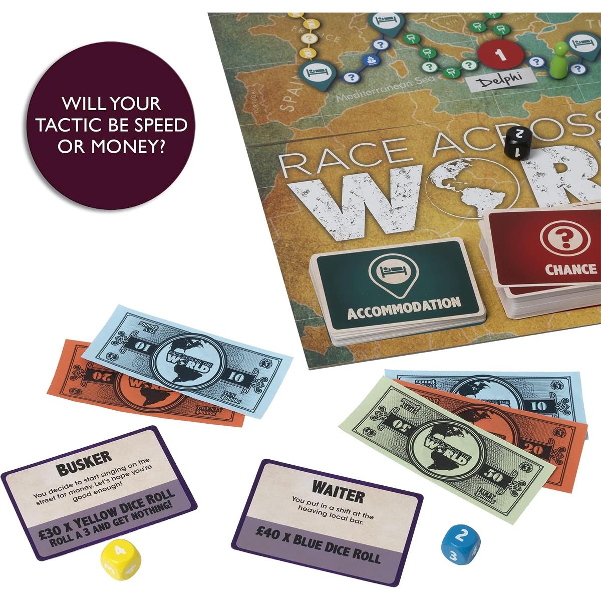 Ideal Race Across The World Family Board Game BBC TV Show 2-6 Players Ages 8+ Strategy And Travel Game - Image 5
