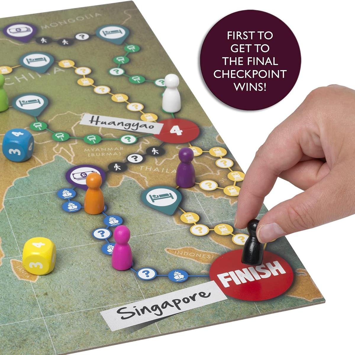 Ideal Race Across The World Family Board Game BBC TV Show 2-6 Players Ages 8+ Strategy And Travel Game - Image 6