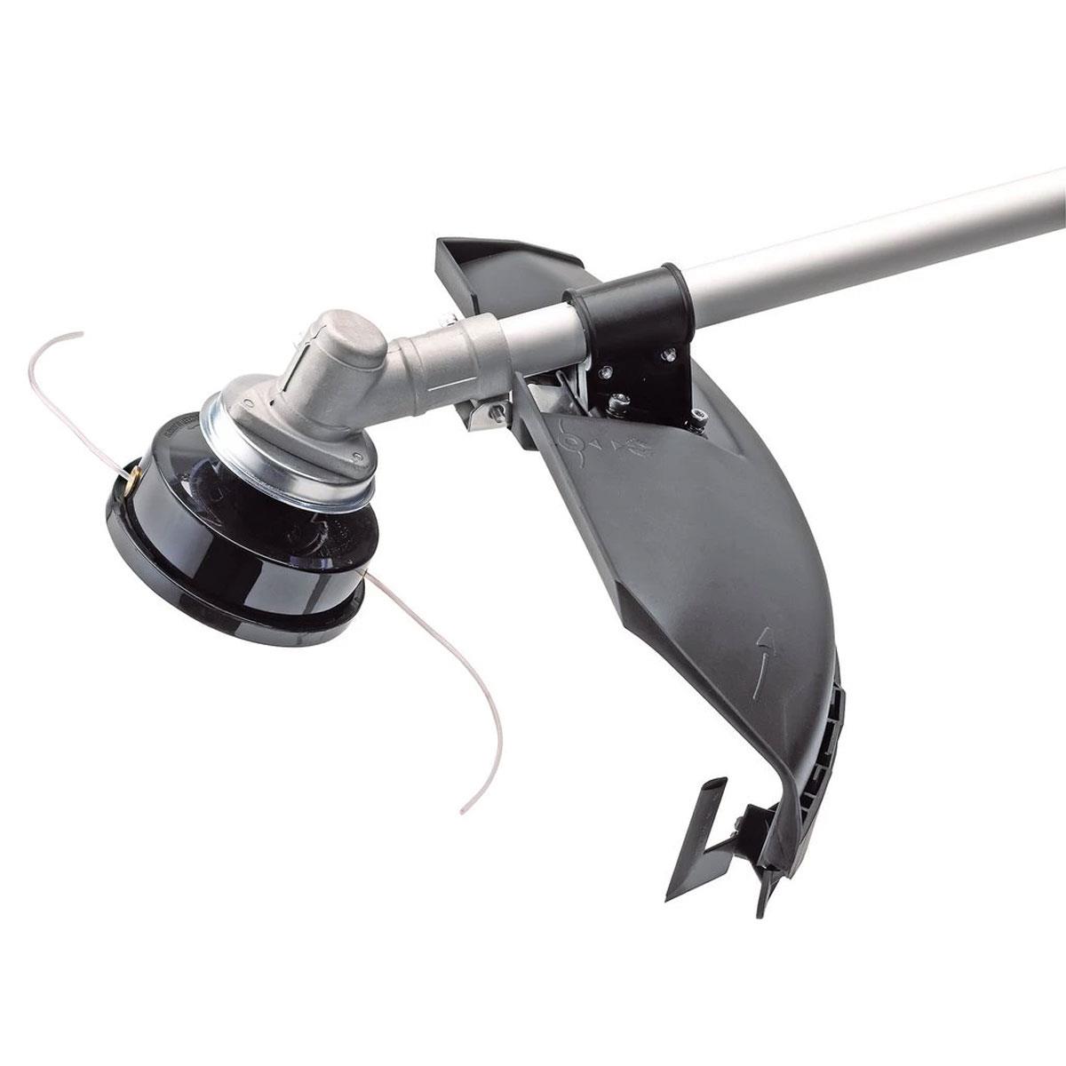Draper Petrol Brush Cutter & Line Trimmer 32.5cc 2-Stroke 1000W 255mm Blade 440mm Trimming Green - Image 2