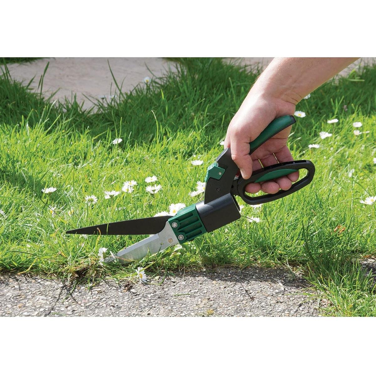 Draper 360 Garden Shears 320mm with 150mm Heat-Treated Non-Stick Blades Light Green - Image 2
