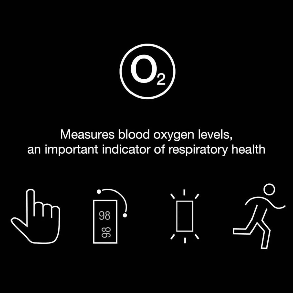 Braun Pulse Oximeter 1 Fingertip SpO2 Blood Oxygen And Heart Rate Monitor -Black - Image 4