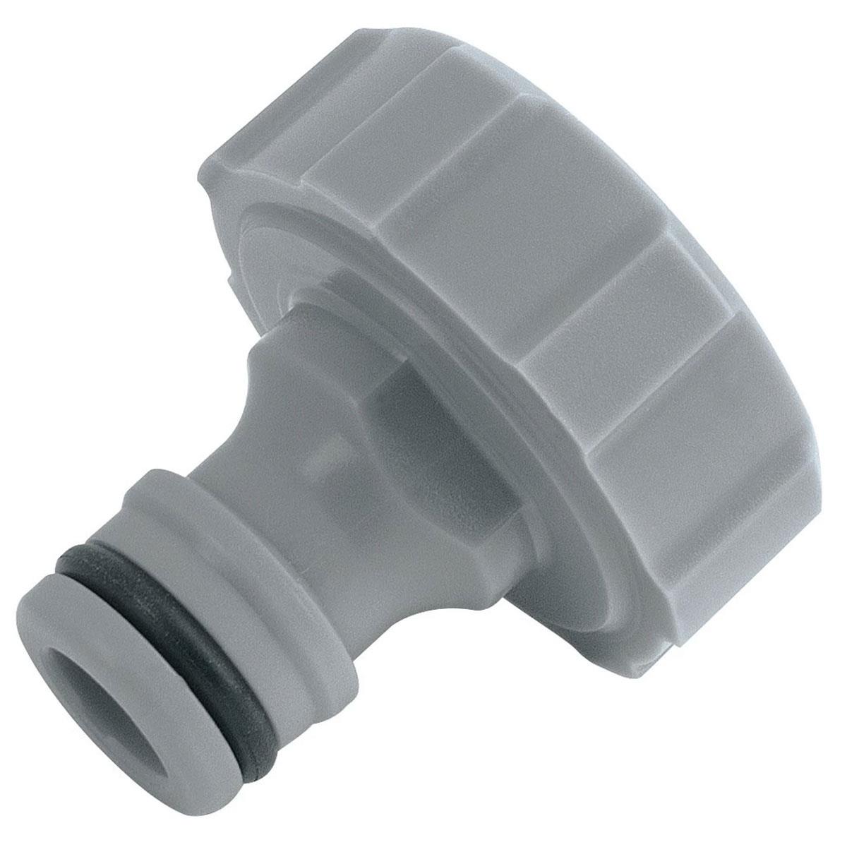 Draper 1 Inch BSP Tap Connector Polypropylene Plastic Blue for Garden Hose Sprinklers & Outdoor Taps
