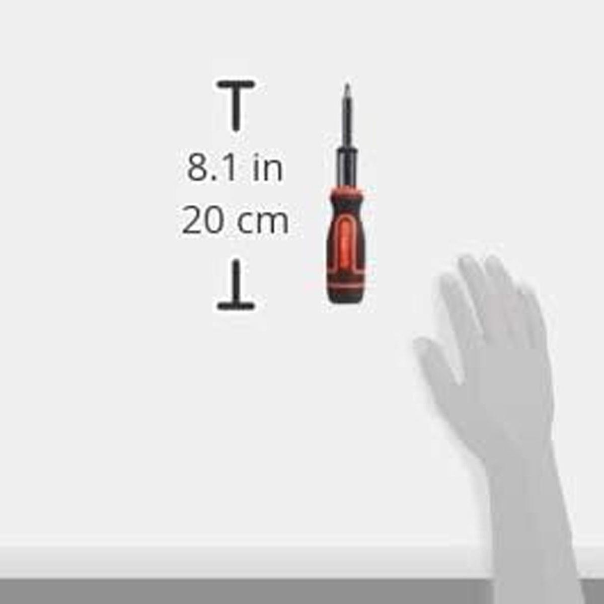 Draper Redline 14-in-1 Reversible Ratchet Screwdriver Set Chrome Vanadium Steel Magnetic 1/4-in Bit Holder Assorted - Image 2